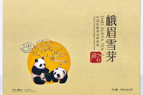 峨眉雪芽品牌logo與食品包裝設(shè)計欣賞(圖2)