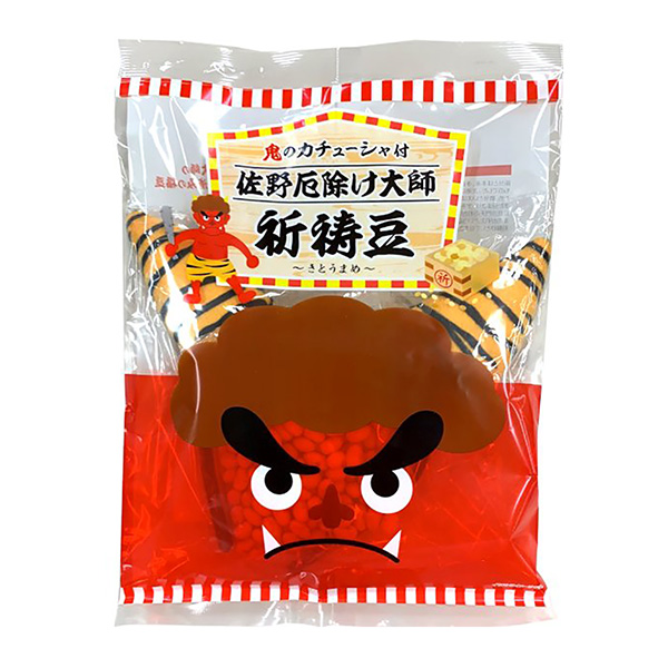 食品包裝設(shè)計欣賞鬼的發(fā)箍佐野消災大師祈禱豆包裝設(shè)計欣賞(圖1)