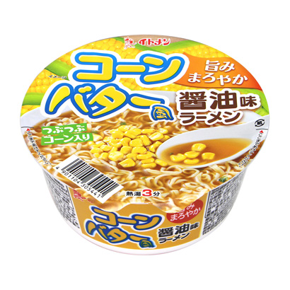 包裝設(shè)計公司推薦玉米黃油風醬油味拉面包裝設(shè)計欣賞(圖1)