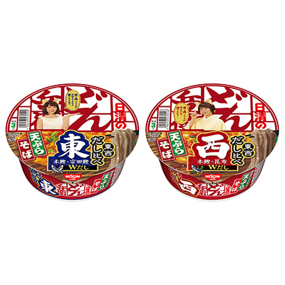 包裝設(shè)計(jì)公司推薦日清的烏冬兵衛(wèi)狐貍蕎麥面比較東日清面類(lèi)包裝設(shè)計(jì)(圖1)